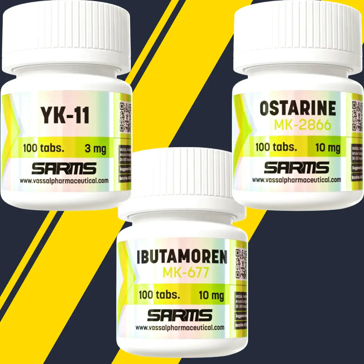 CICLO DE SARMS VOLUMEN FEMENINO (MUJER) YK11-OSTARINE-IBUTAMOREN