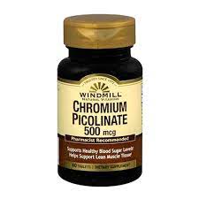 Picolinato de cromo - 500 mg 60 ct