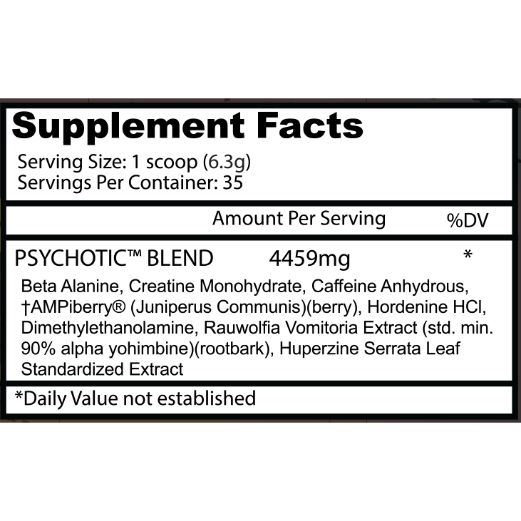 Psychotic Rojo - 35 servicios