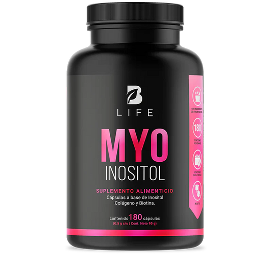 Myo Inositol | Inositol Puro - 180 Capsulas 500 mg