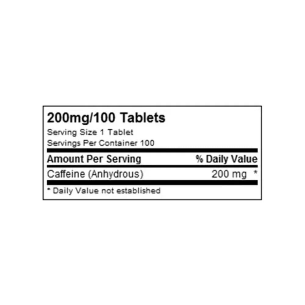 ALMAX Cafeina 200 mg 100 ct