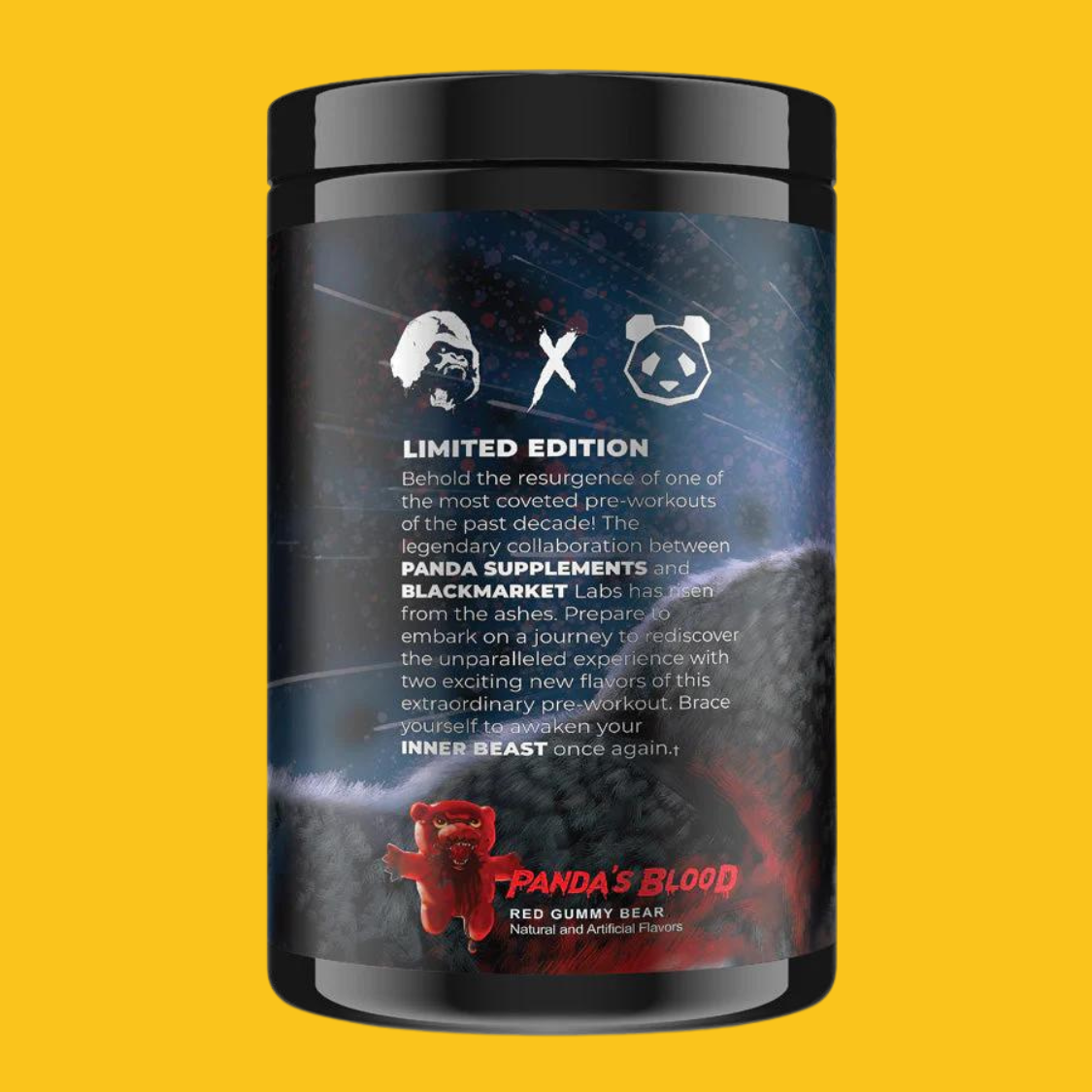 BLACK MARKET PRE WORKOUT 40 SERV PANDA SUPPLEMENTS