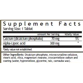 Acido Alfa Lipoico - 300mg 60 TABS