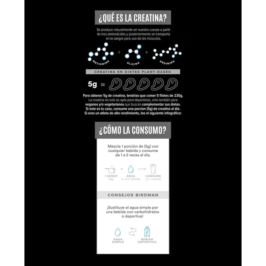 Creatina Monohidrato - BIRDMAN