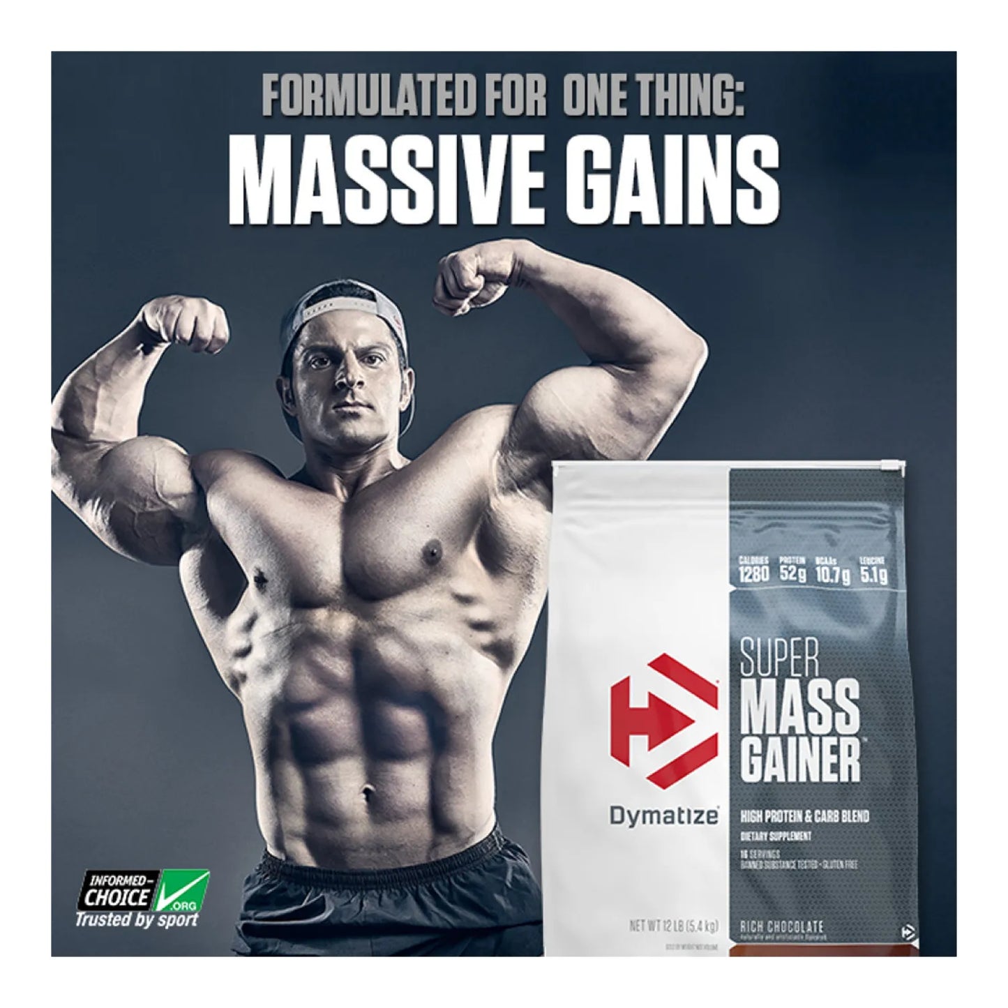 12 Lbs | Dymatize Mass Gainer