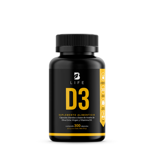 Vitamina D3 BLIFE - 300 Capsulas