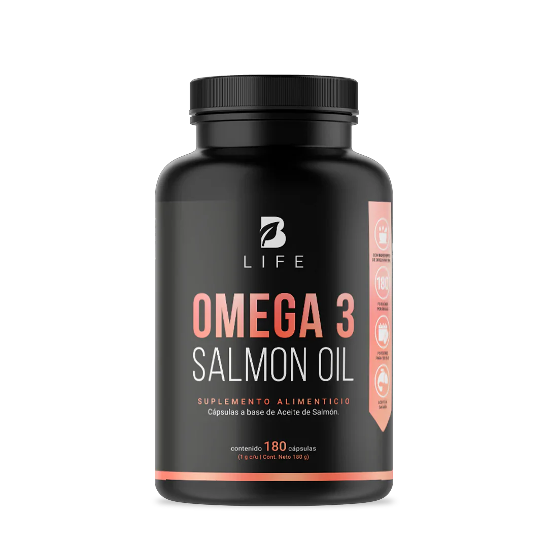 Omega 3 Aceite Puro de Salmón Blife - 180 capsulas