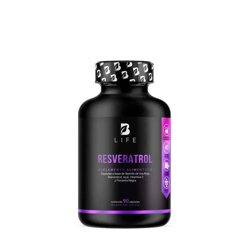 Resveratrol - 180 Capsulas 500 mg