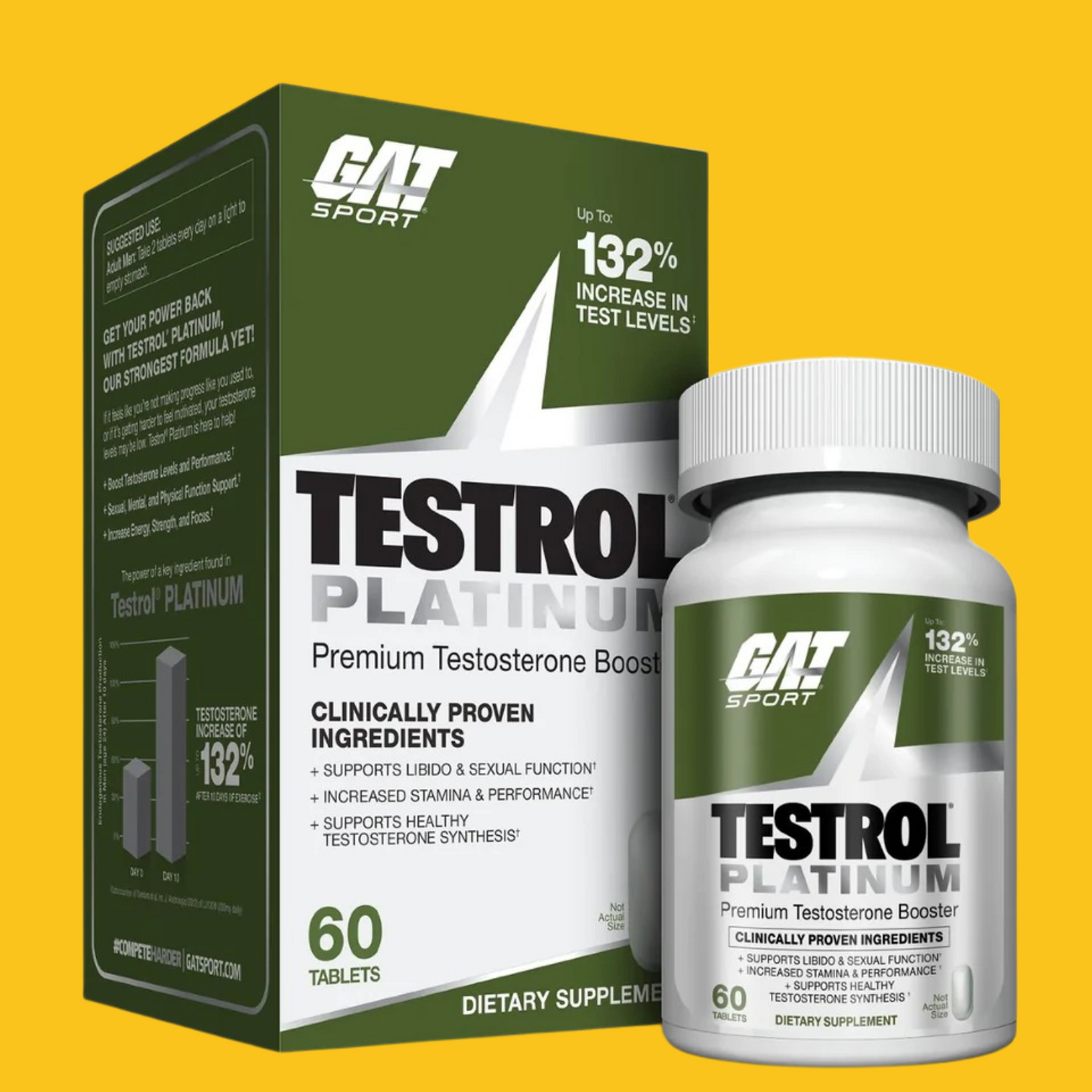 TESTROL PLATINUM 60 TABS GAT