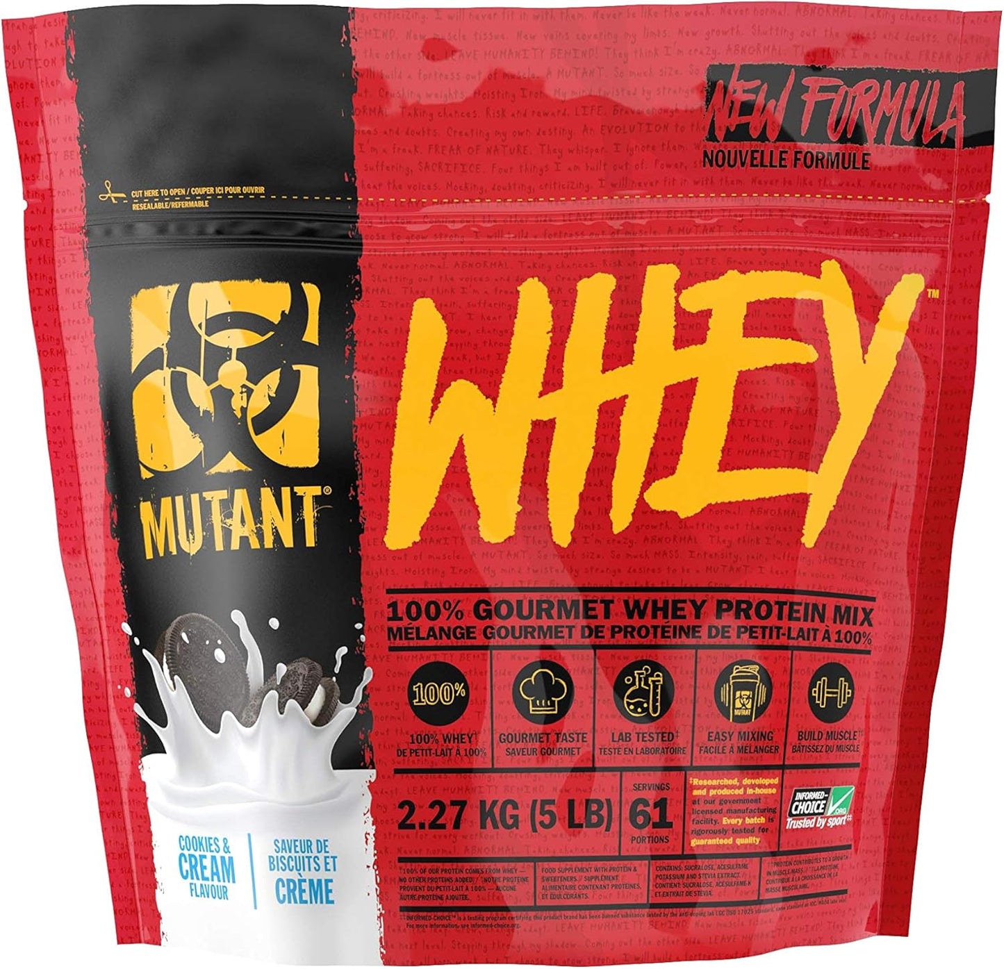 Proteina Whey mutant 5 Libras