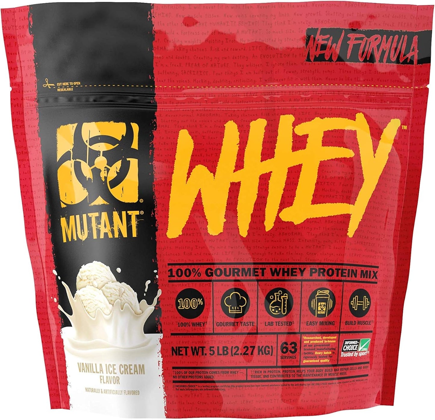 Proteina Whey mutant 5 Libras